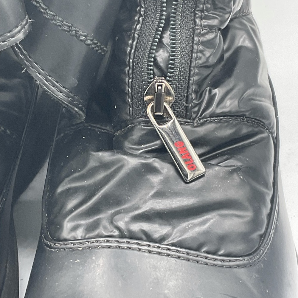 “OLANG” WITH INTEGRATED ICE GRIPS  Black Winter Ankle Boot. - Picture 11 of 15